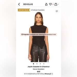 New steve madden sweater with tags never witn